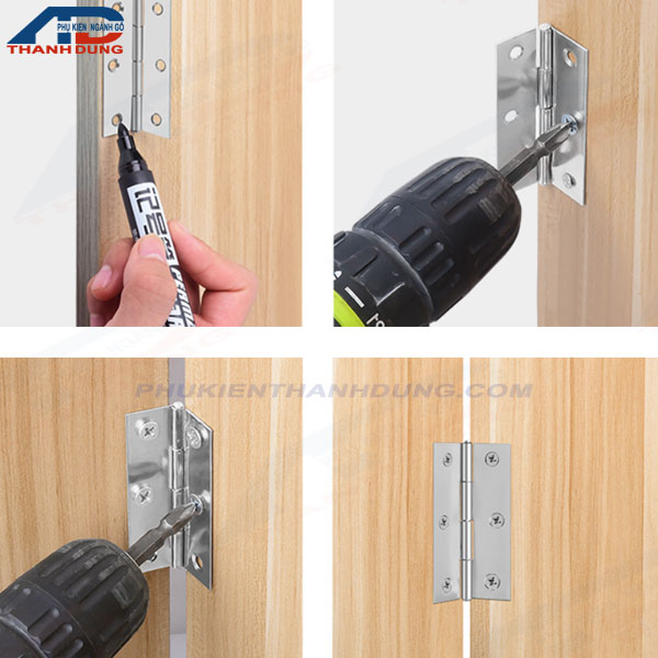 Bản Lề Inox Loại Nhỏ