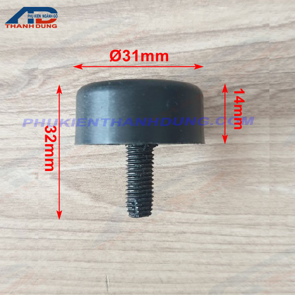 Chân đế nhựa bulong lục giác nổi giá rẻ