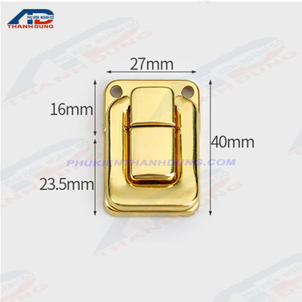 Chốt Khóa Hộp Gỗ Màu Vàng