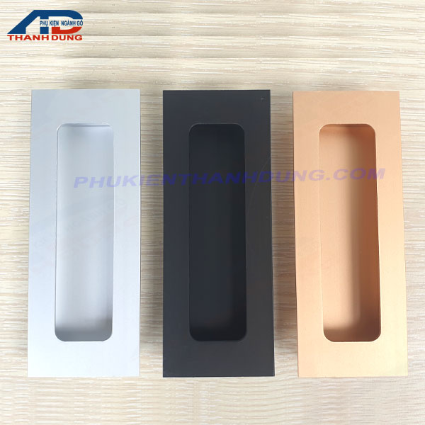 Tay Nắm Âm Bằng Nhôm Tủ Nội Thất